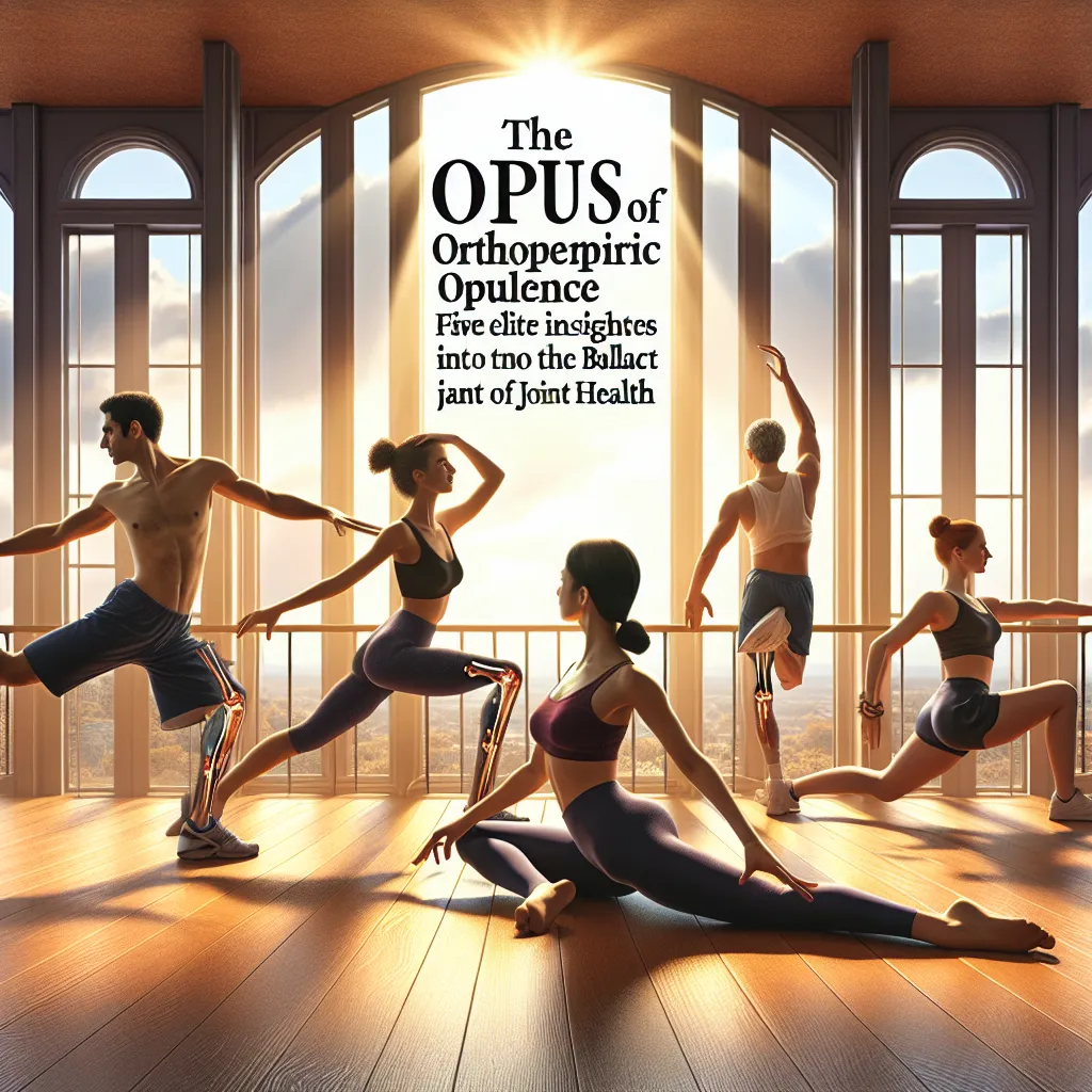 The Opus of Orthopedic Opulence: Five Elite Insights into the Ballet of Joint Health