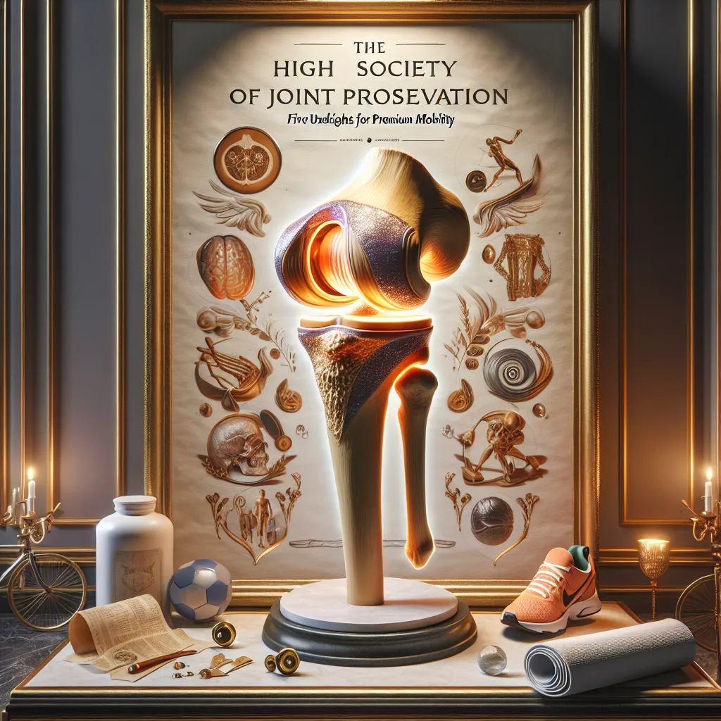 The High Society of Joint Preservation: Five Unveiled Insights for Premium Mobility